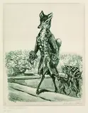 A. Paul Weber, 7 Bll. Figürliche Motive, 1959, Lithograph