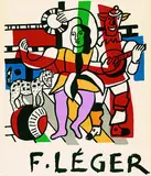 Fernand Léger, La parade, 1954, Lithograph printed in colours