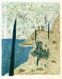 Max Peiffer Watenphul, Kap Sunion, 1967, Lithograph printed in colours