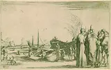 Stefano della Bella, 14 Bll. in: Folge mit acht Marinen, 1634, Etching