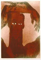 Rainer Fetting, Desmond, 1992, Aquatint printed in colours