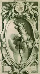 Cherubino Alberti, Erlöster wird in den Himmel geleitet, 1591, Copper engraving