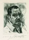 Lovis Corinth, Selbstbildnis, 1914, Etching