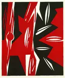 Ohne Titel by Ernst Wilhelm Nay, 1968, Lithograph printed in colours, sold Oct 2003