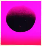 Leuchtrot warm - schwarz by Rupprecht Geiger, 1965, Silkscreen printed in colours, sold Oct 2003