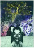 Wolfgang Petrick, 10 Bll. der Serie "Narziss", 1995, Etching