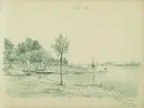 Friedrich Kallmorgen, 2 Bll.: Neuhof an der Elbe. Othmarschen