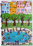 James Rizzi, 2 Bll.: The Park Pond. Living near the Water