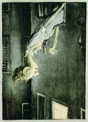 Die Neugier (I) by A. Paul Weber, 1961, Lithograph, sold Oct 2003