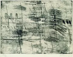 Gerhard Hoehme, Komposition, 1961, Etching