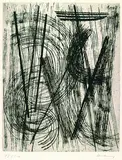Hans Hartung, R 15, 1953, Etching