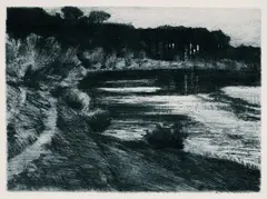 Walter Leistikow, Waldsee, Drypoint