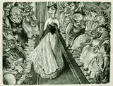 A. Paul Weber, Die neusten Modelle, 1967, Lithograph