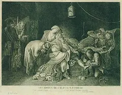 Daniel Nikolaus Chodowiecki, Der große Calas, 1768, Copper engraving