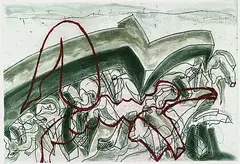 Wolf Vostell, Tauromachia, Colour etching