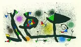 Sculptures by Joan Miró, 1974, Lithograph printed in colours, sold Oct 2003