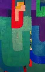 Max Ackermann, Frühe Stunde, 1958, Oil on canvas