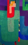 Max Ackermann, Frühe Stunde, 1958, Oil on canvas
