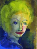 Emil Nolde, Frauenporträt, 1920, Watercolour