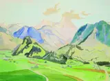 Erich Heckel, Berge bei Salzburg