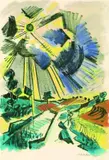 Max Pechstein, Strahlende Sonne, 1923, Lithograph