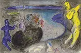 Marc Chagall, Traum des Feldherrn Bryaxis, 1961, Lithograph printed in colours