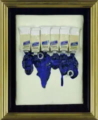 Periwinkle blue by Arman, Object, sold Jun 2003