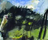 Klaus Fußmann, Landschaft bei Gelting