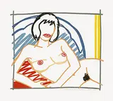 Tom Wesselmann, Monica Nude with yellow Curtain