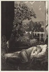 Glück by Max Klinger, 1887, Etching, sold Jun 2003