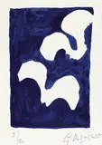 Georges Braque, Oiseaux dans la Nuit, 1960, Lithograph printed in colours