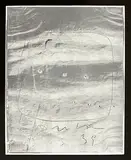 Concetto Spaziale by Lucio Fontana, 1959, Ballpoint drawing, sold Jun 2003