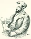 Louis Valtat by Pierre-Auguste Renoir, 1904, Lithograph, sold Jun 2003