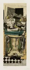 Nature Morte by Georges Braque, 1923, Aquatint, sold Jun 2003