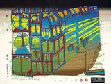Nachtzug by Friedensreich Hundertwasser, 1978, Silkscreen printed in colours, sold Jun 2003