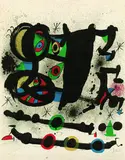 Homenaje a Josep Lluis Sert by Joan Miró, Farblithografie auf Guarro, sold Jun 2003