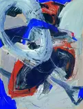 Helmut Sturm, Komposition, 1991, Mixed media