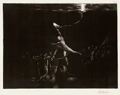 Raub des Lichts by Max Klinger, 1890, Etching, sold Jun 2003