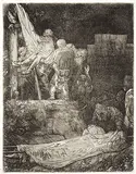 Harmensz. van Rijn Rembrandt, Die Kreuzabnahme bei Fackelschein