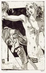 Judith by Horst Janssen, 1976, Etching, sold Jun 2003