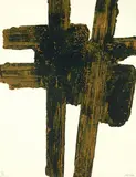 Pierre Soulages, Eau-forte no 18, 1962, Aquatint printed in colours