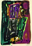 Markus Lüpertz, Ohne Titel, Gouache