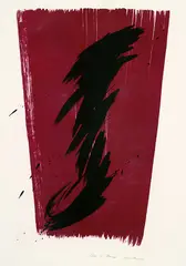 L 59 by Hans Hartung, 1958, Lithograph printed in colours, sold Jun 2003