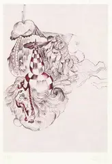 Hans Bellmer, Unterweisungen der Sexualität II, 1974, Copper engraving