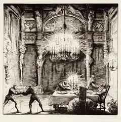 Hans Meid, Don Juan, 1912, Etching