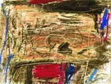 Arnold Fiedler, Abstrakte Komposition, 1963, Mixed media