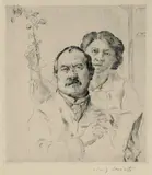 Lovis Corinth, Selbstbildnis mit Gattin
