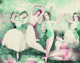 Marie Laurencin, 6 Bll. Verschiedene Motive, 1920, Etching