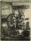 Harmensz. van Rijn Rembrandt, Der Goldschmied