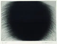 Schall by Arnulf Rainer, 1965, Etching, sold Jun 2003